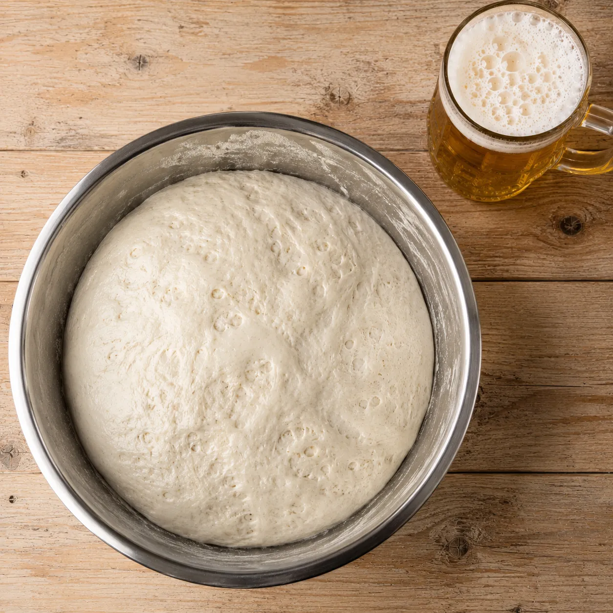 Bier im Pizzateig — was Hefeweizen im Teig wirklich macht