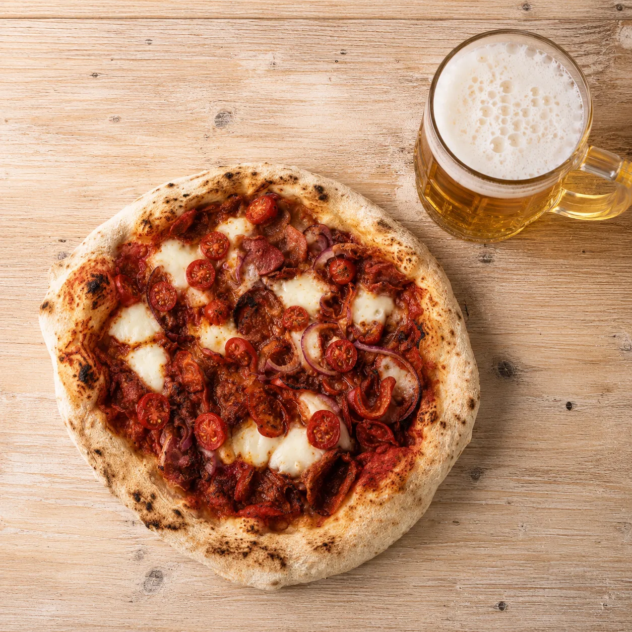 Weizenbier-Pizza, 24 bis 48 Stunden